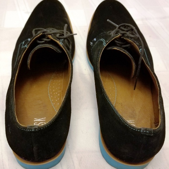 EUC. J D Fisk Black  Suede Shoes. Size 13 M - Picture 6 of 8